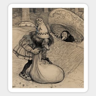 Illustration by John Bauer 01 Sticker